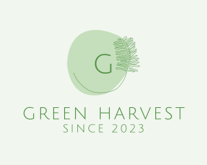 Organic Harvest Plant Produce logo design