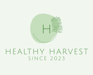 Organic Harvest Plant Produce logo design