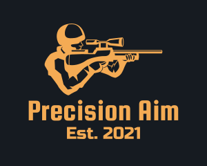 Army Soldier Sniper logo