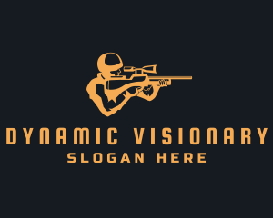 Army Soldier Sniper Logo