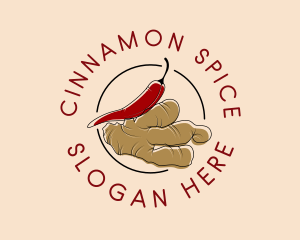 Chili Ginger Recipe logo design