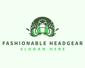 Lawn Mower Gardening logo design