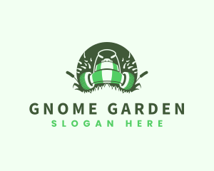 Lawn Mower Gardening logo design