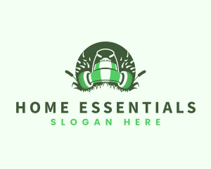 Lawn Mower Gardening logo design