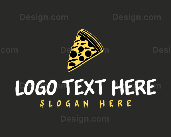 Cheese Pizza Slice Logo