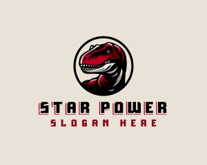 Gaming Dinosaur Reptile logo design