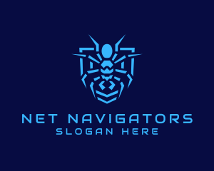 Spider Arachnids Shield logo