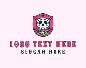 Skull Flower Tomb logo