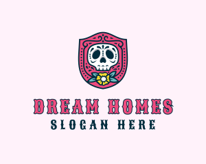 Skull Flower Tomb logo