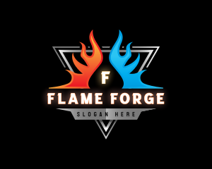 Thermal Fire Ice logo design