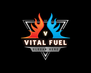 Thermal Fire Ice logo design