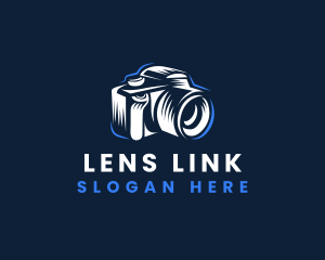 Lens Media Photography  logo design