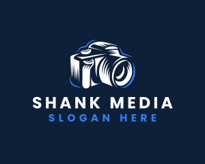 Lens Media Photography  logo design