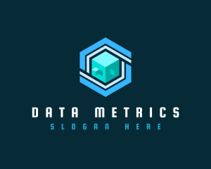 Data Tech Cube logo design