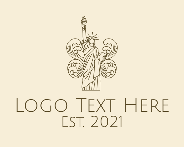 Statue Of Liberty logo example 1
