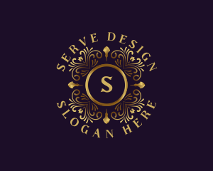 Victorian Ornament Decoration logo design