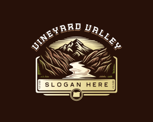 Mountain River Valley logo design