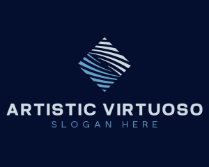 Waves Business Firm logo design