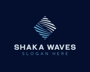 Waves Business Firm logo design