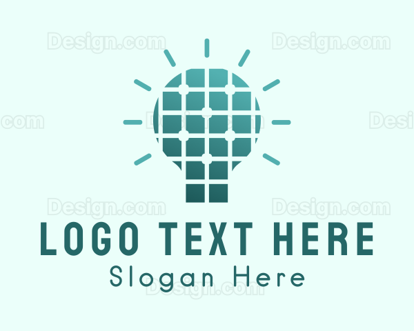 Solar Light Bulb Logo