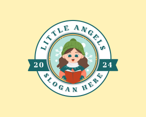 Cute Christmas Caroler logo