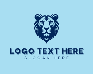 Lion - Wild Lion Safari logo design