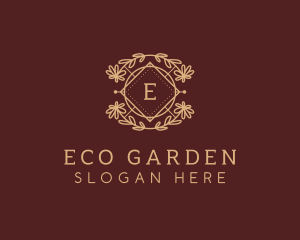 Eco Floral Garden logo design