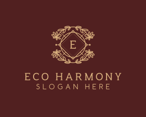 Eco Floral Garden logo design