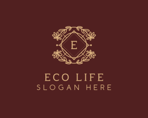 Eco Floral Garden logo design