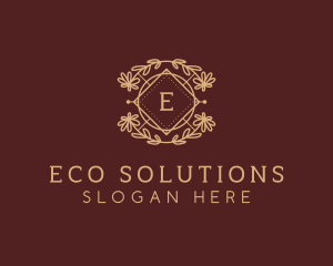 Eco Floral Garden logo design