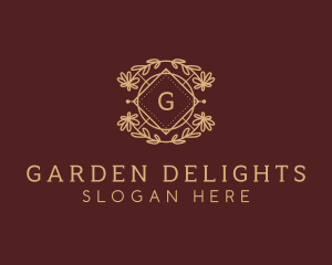 Eco Floral Garden logo design