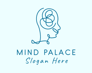 Mental Health Psychology  logo design