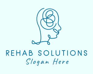 Mental Health Psychology  logo design