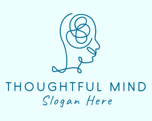 Mental Health Psychology  logo design