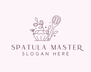 Bread Baking Spatula logo design