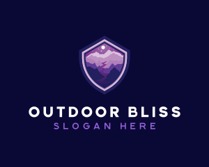 Outdoor Mountain Path logo design