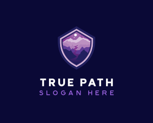 Outdoor Mountain Path logo design