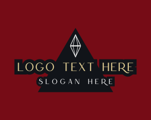 Triangle Diamond Wordmark logo