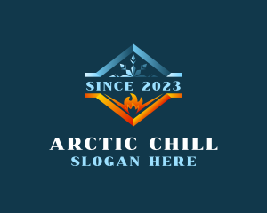 HVAC Ice Fire logo