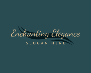 Elegant Wave Salon logo design