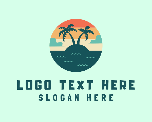 Beach Summer Vacation logo