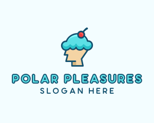 Ice Cream Dessert Head  logo