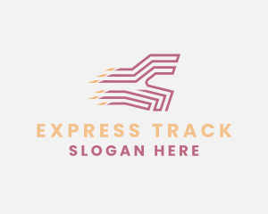 Logistics Delivery Courier logo design