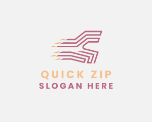 Logistics Delivery Courier logo design