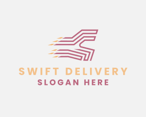 Logistics Delivery Courier logo design