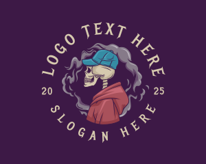 Skeleton Smoke Streetwear logo