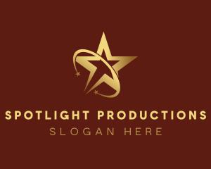 Star Swoosh Talent Show logo design