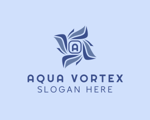 Water Swirl Laundry logo design