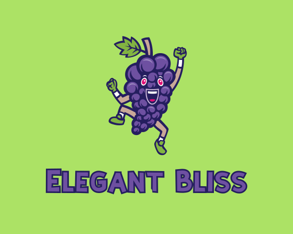 Grapes logo example 4