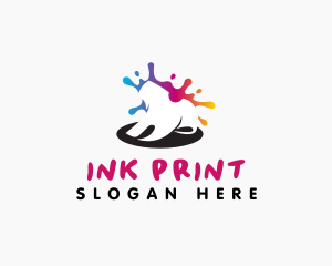 Shirt Paint Printing logo